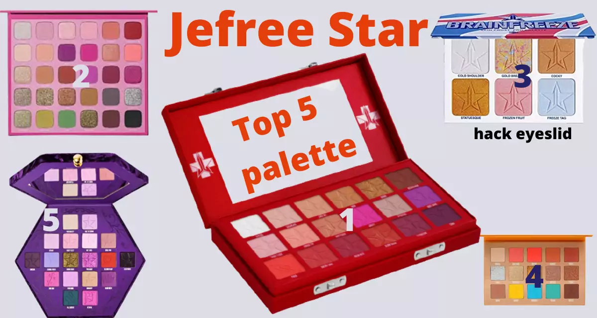 Jeffree star cavity and blood sugar palette anniversary collection 5 latest