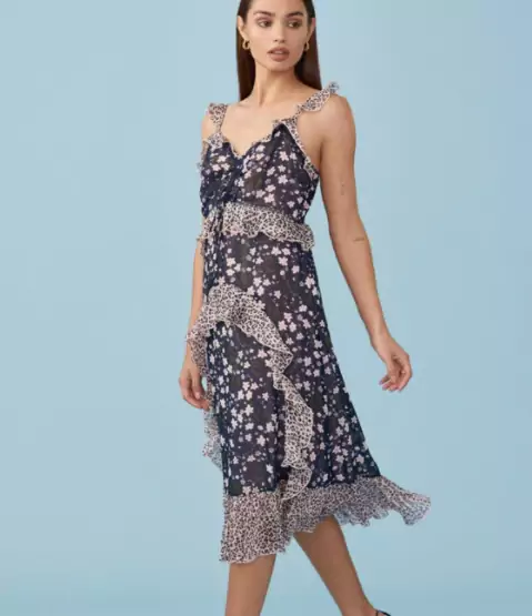 Womens polka dot balloon long sleeves simple dress – Buzzefeed style
