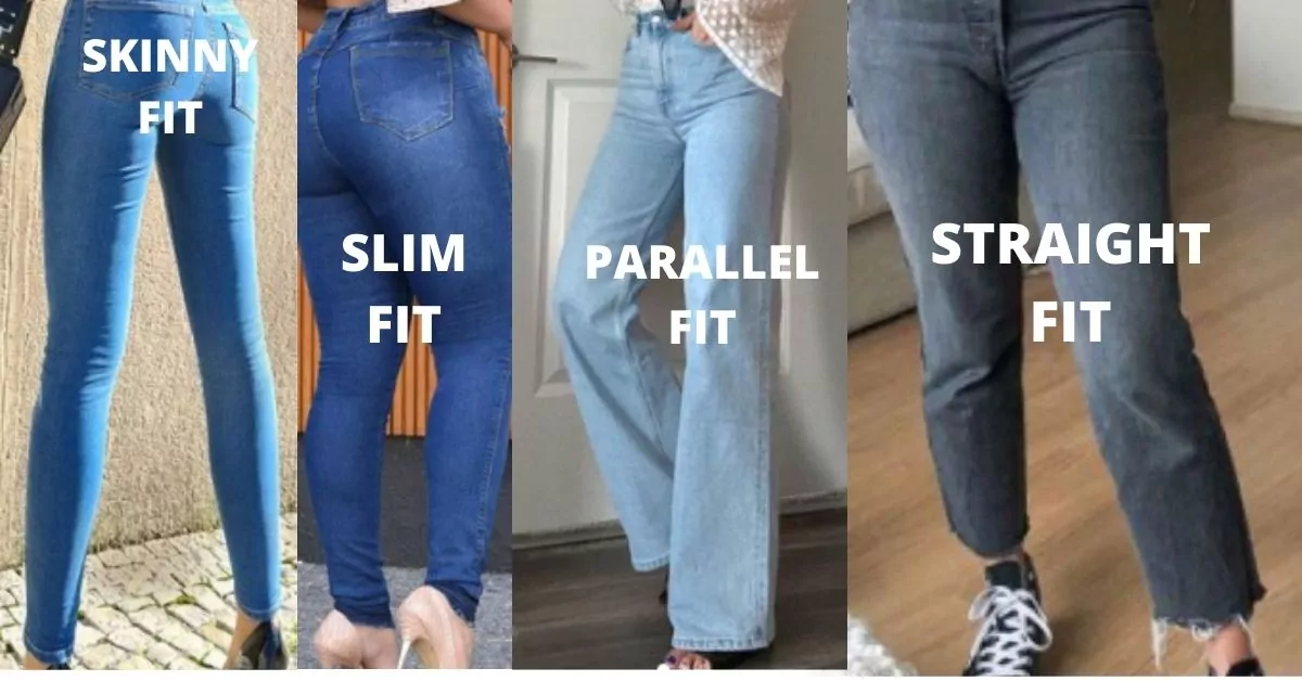 difference between slim fit and regular fit jeans womens