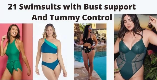 Swimsuits with Bust support And Tummy Control