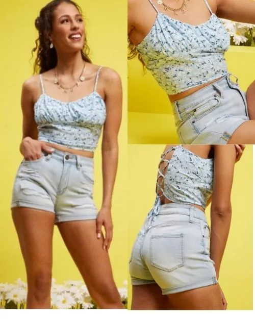 What is the good Prices New stores denim short Rae.com
