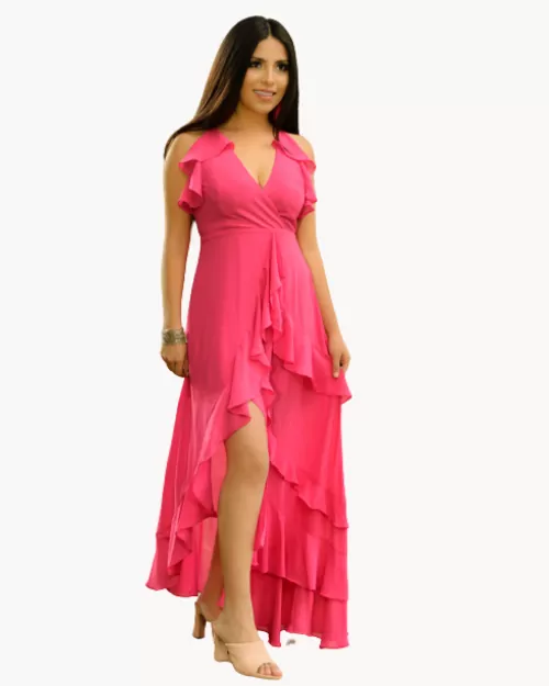 Long Formal dresses for big Bust and tummy