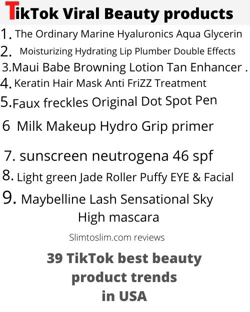 TikTok Viral Beauty products