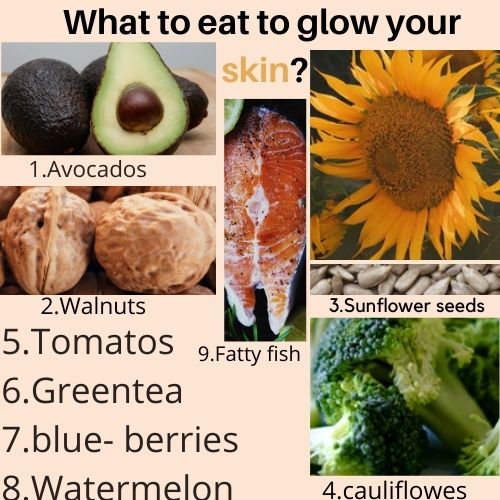 What to eat to glow your skin