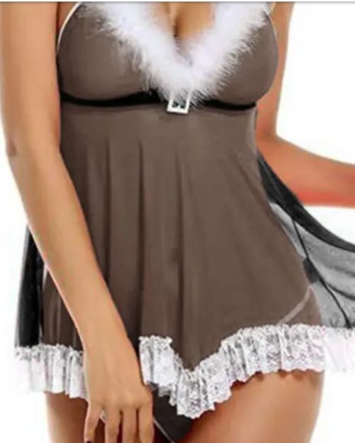 Faux Fur Insert lingerie latest trending Design for You