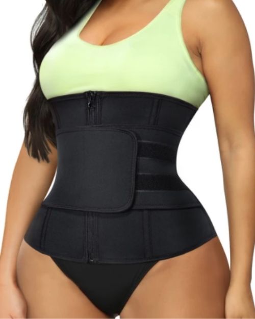 Unlan Waist trainer sauna belt for lower pooch hourglass look