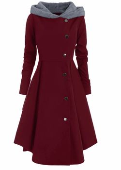 Dresslily Plus Size Hooded Coat for Women