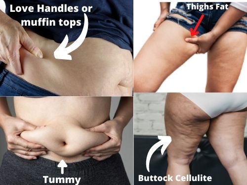 Love handles Vs Muffin top