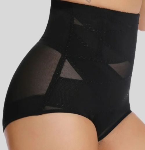 High-waisted shorts shapewear