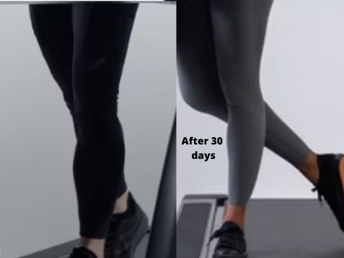 After and before treadmill