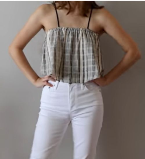 Crop Top and White Pants