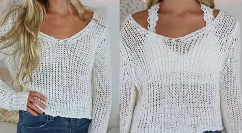 Bralettes Under Crochet Dress