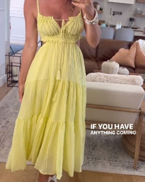 Face.first .fashion 34 Mood Boosting Yellow Y2K long Maxi dresses