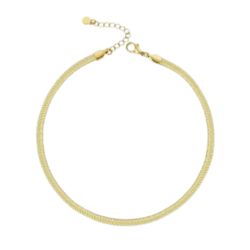 14K Gold Plated Dainty Choker Necklace for Women Girls - slimtoslim