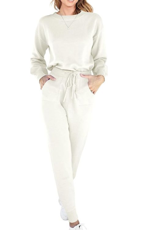 ANRABESS Women's Two Piece Outfits Sweater Sets - Slimtoslim