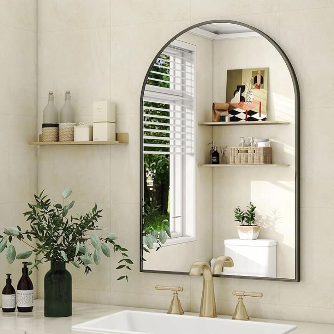 HARRITPURE 20x30 Arched Bathroom Mirror