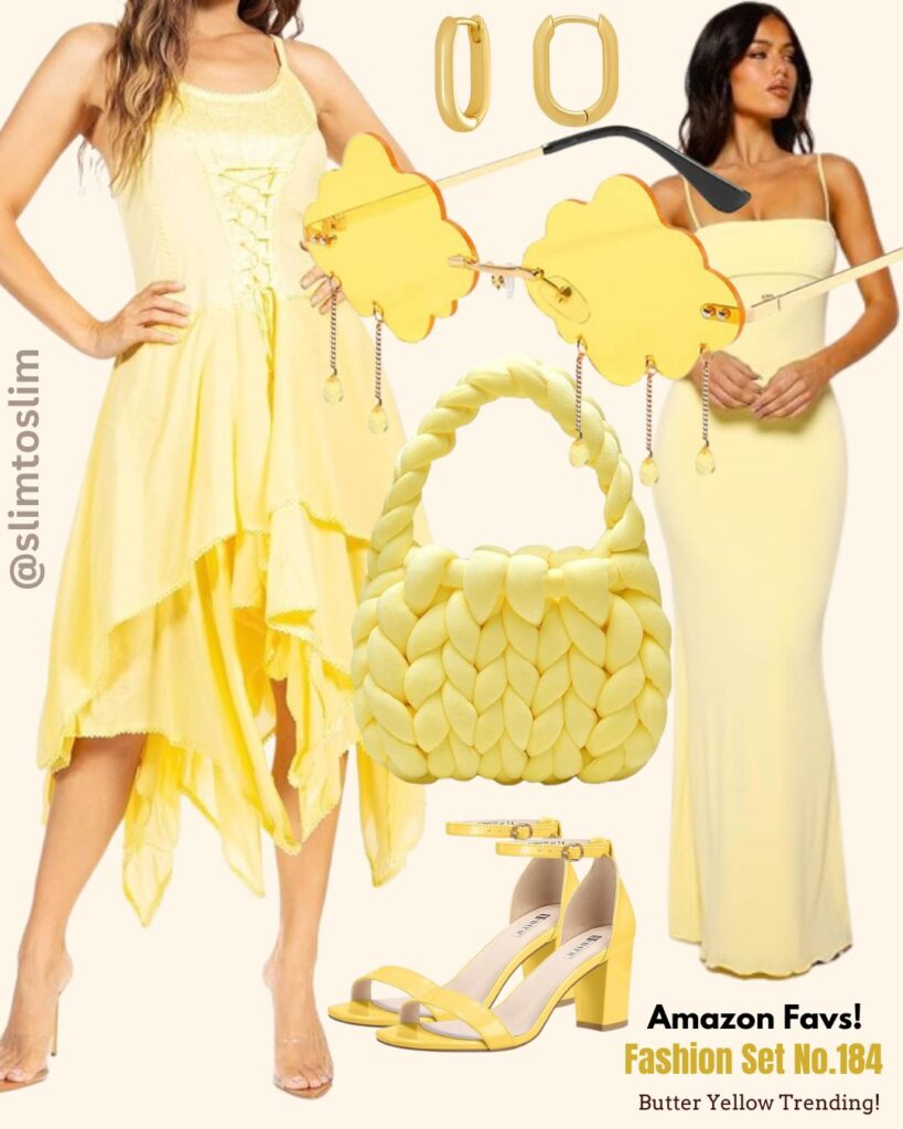 Yellow Trending Sets No 184 on slimtoslim From Amazon