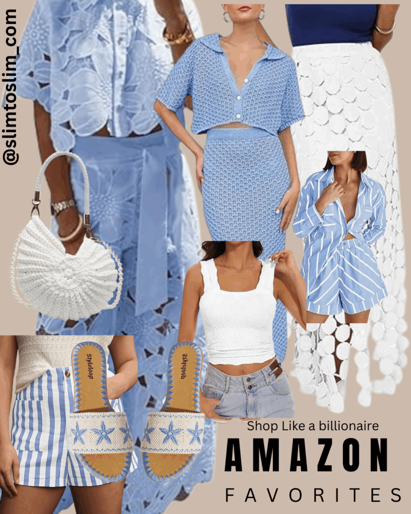 Amazon Favorites: Shop Like a Billionaire Summer Blue & White Collection 1 Amazon Favorites Shop Like a Billionaire Summer Blue White Collection