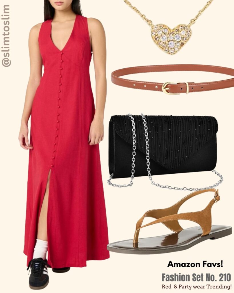 Amazon Red Party Dresses sets