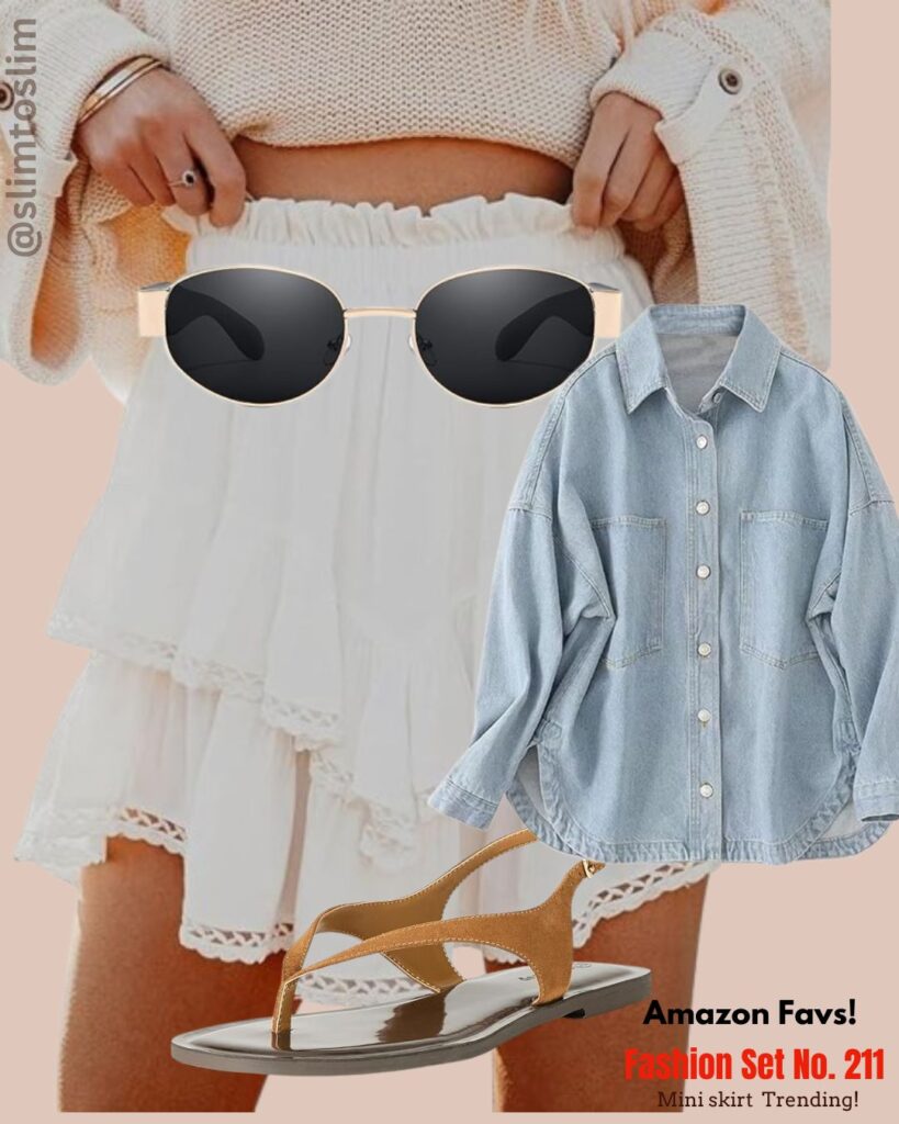 Mini skirt Trending Sets