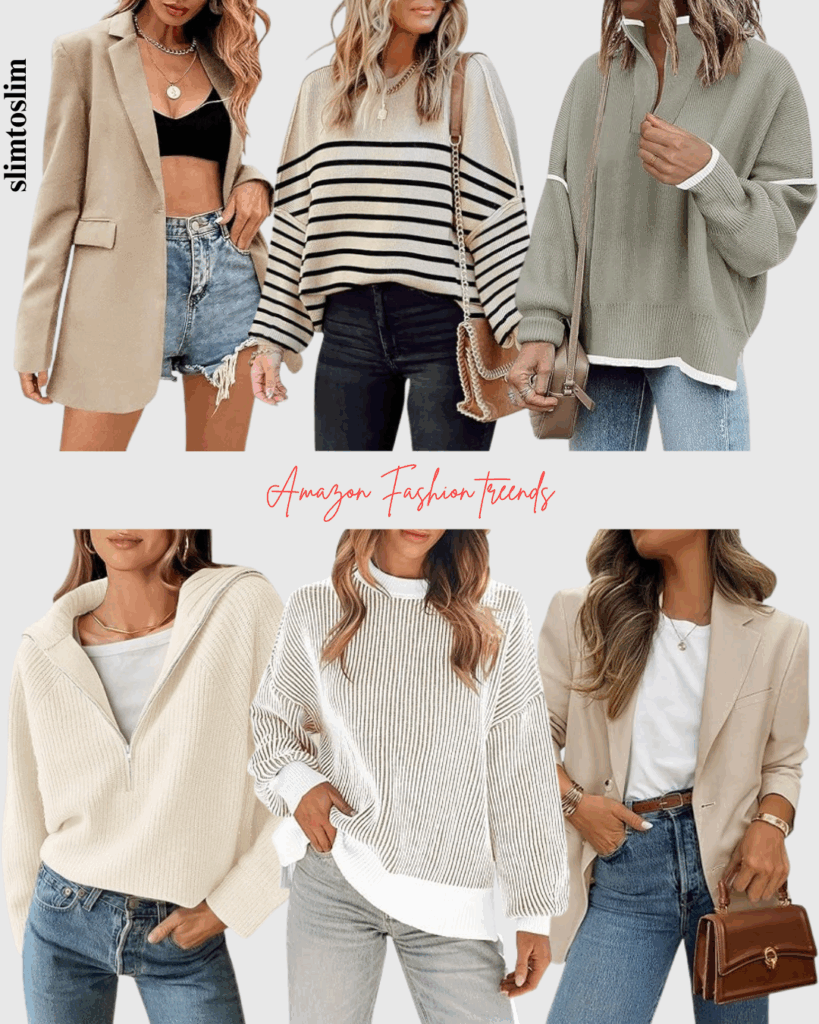 2025 Casual Chic Blazers, Sweaters & Denim
