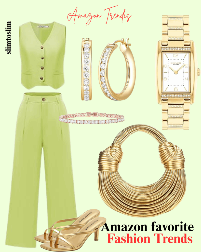 Elegant Green Glam – Amazon Trending Fashion Favorites