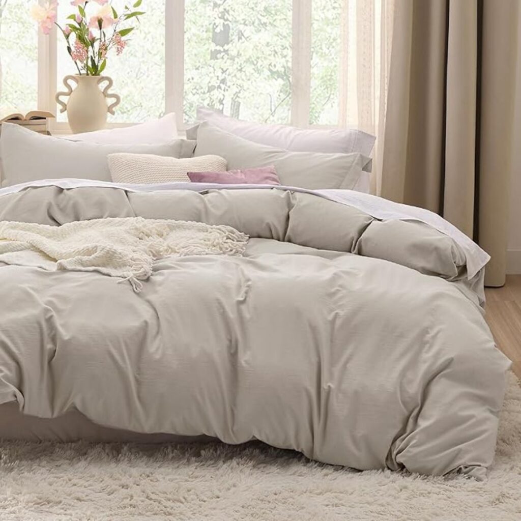 Cozy Elegance: Bedsure King Size Duvet Cover Set for Effortless Bedroom Style 1 the Bedsure Duvet Cover King Size Set is a must have. This 3 piece set includes one prewashed duvet cover 104x90 2
