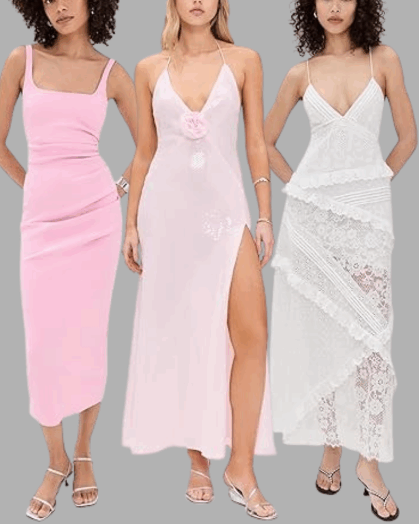 https://slimtoslim.com/Chic Evening Wear Collection – Elegant Pink & White Dresses for Special Occasions/
