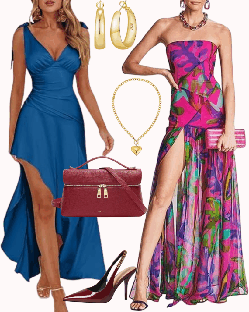 Glamorous Dresses and Accessories