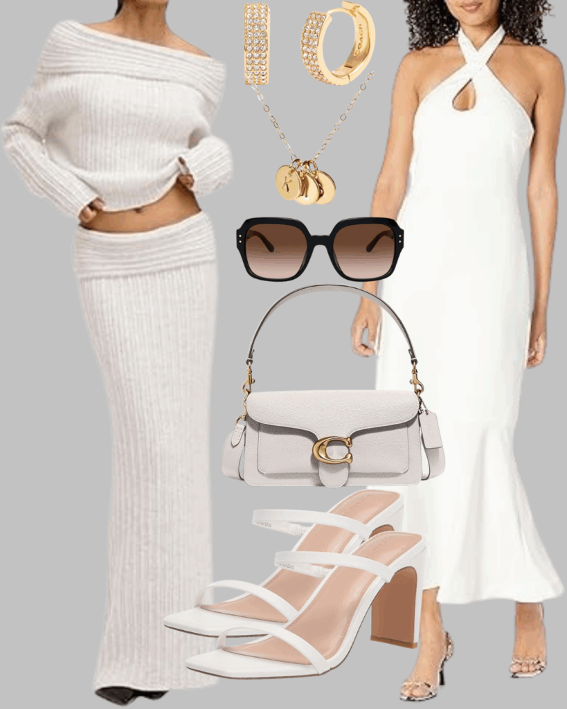 Chic All-White Outfit Inspiration with Accessories