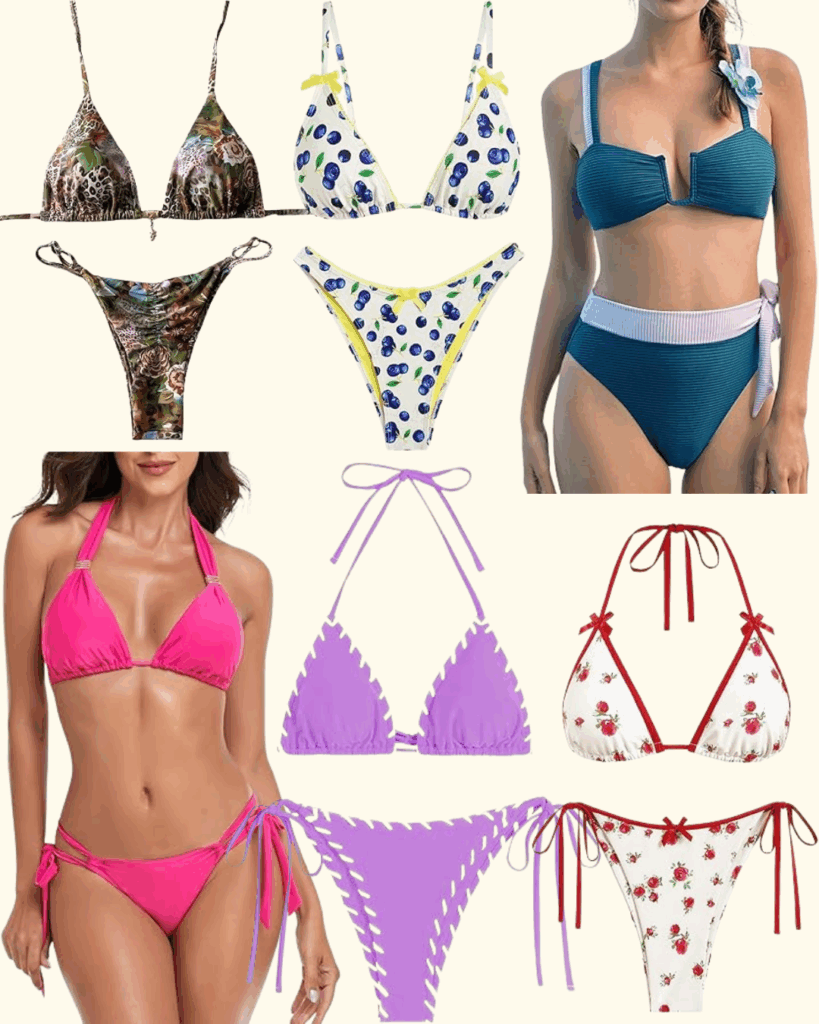 cheeky bikini sets for women
