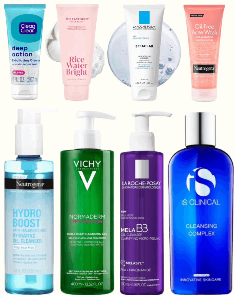 Best Face Wash & Cleansers for Acne, Hydration & Radiant Skin