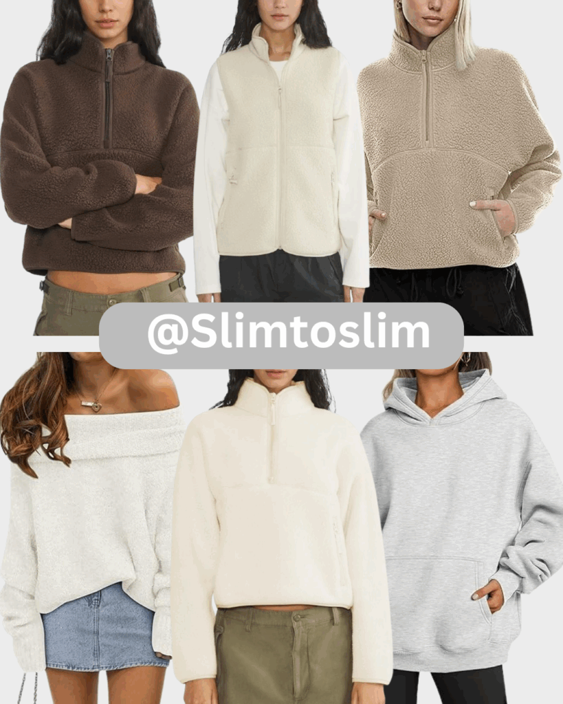 Cozy Women’s Sherpa, Hoodies & Sweaters